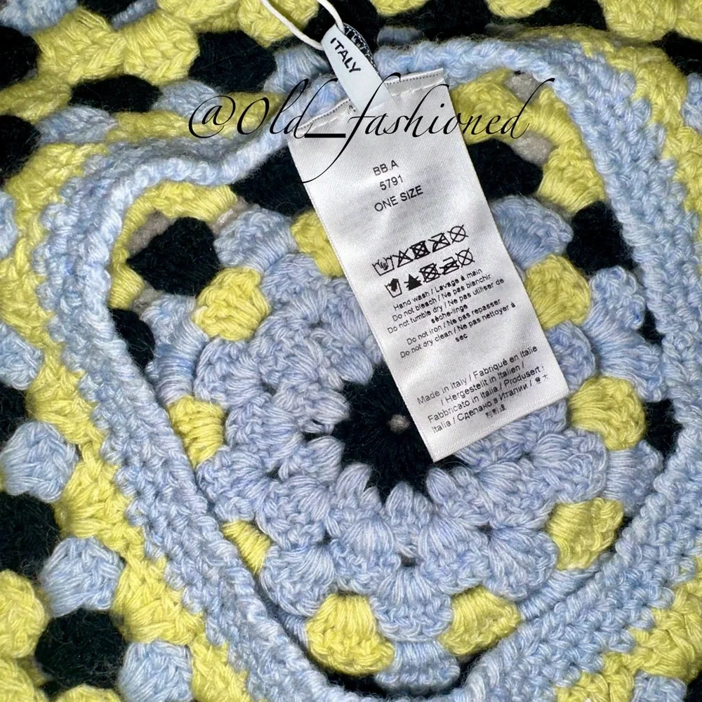 Ganni lambswool crochet